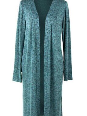 NEW in Pouch Bag Hello Mello Women's Heather Knit Cardigan Mint Womens S 4-6